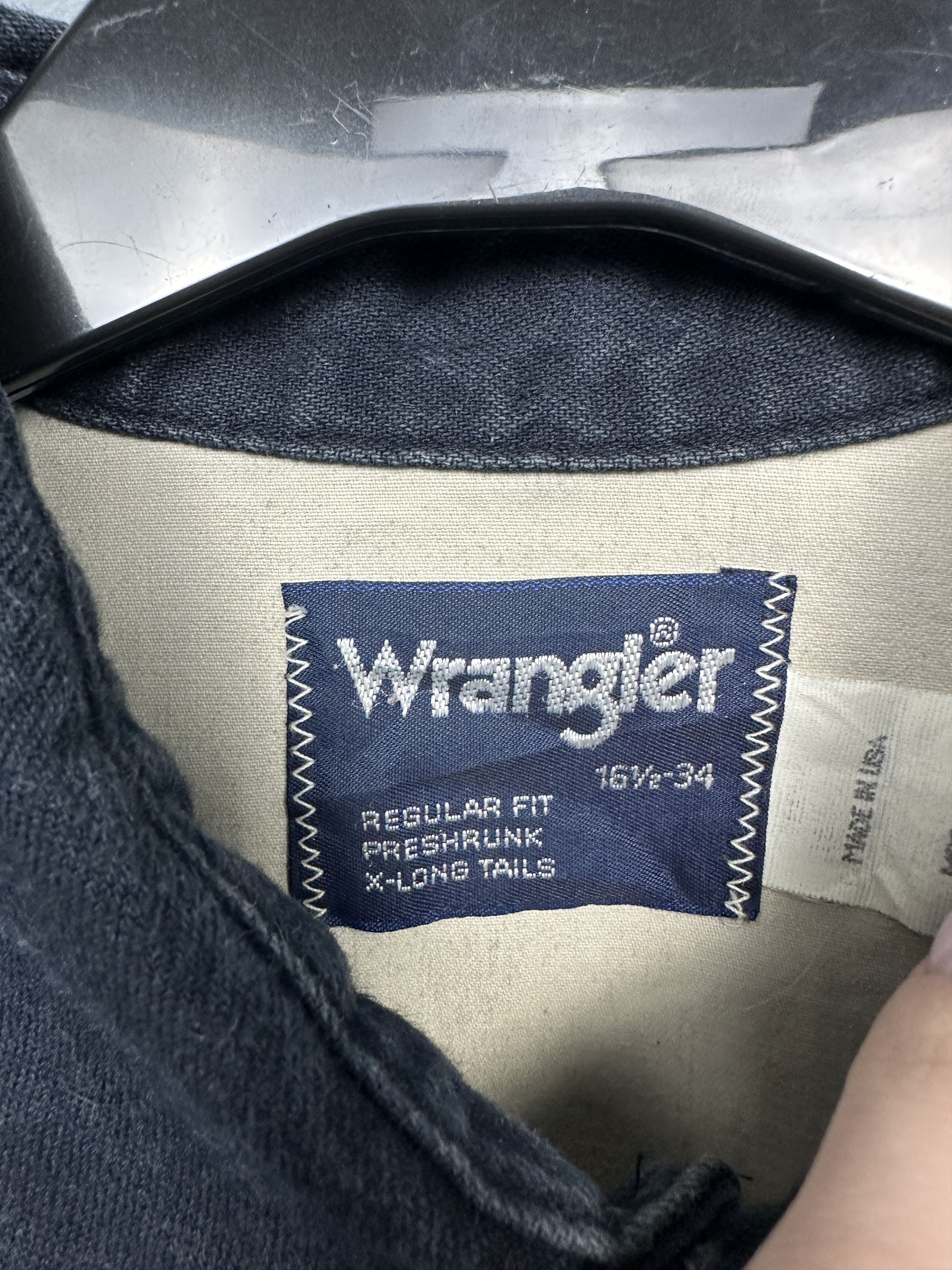 Wrangler Wrangler Vintage Mens Western Shirt Size US XL / EU 56 / 4 - 3 Thumbnail