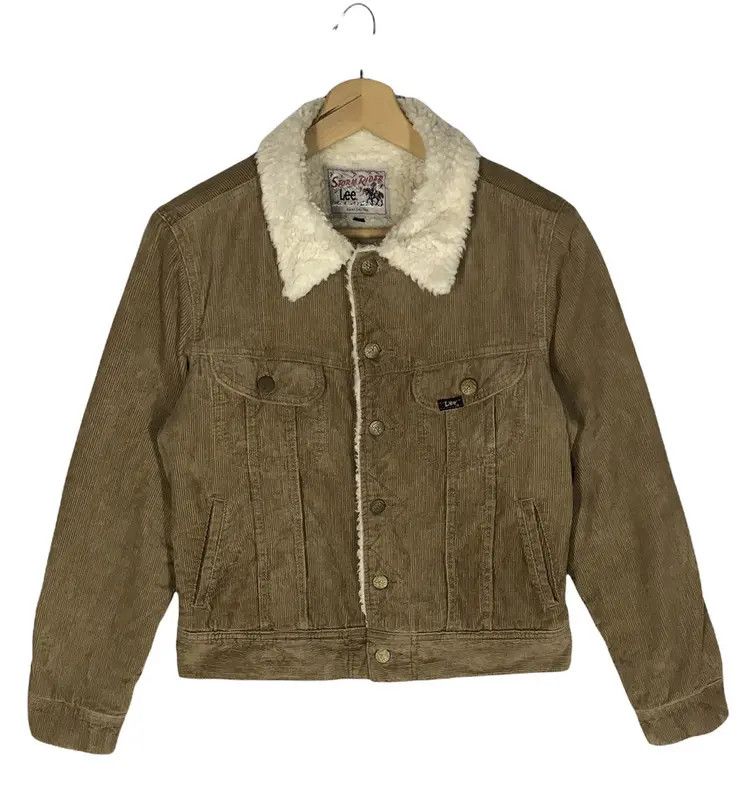 Lee Vintage Lee Storm Rider Corduroi Crop Jackets Size M / US 6-8 / IT 42-44 - 1 Thumbnail