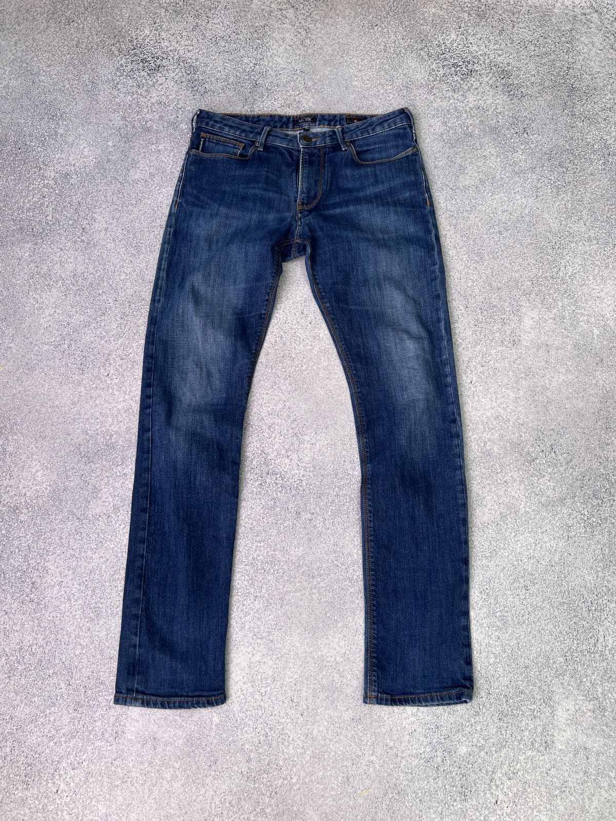 Armani × Vintage Vintage Armani Jeans Denim Blue pants Size US 31 - 2 Thumbnail