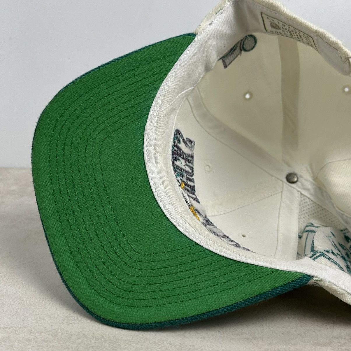 NHL Vintage Hat Mighty Ducks Lasers Sports Specialties NHL 90s Size ONE SIZE - 8 Thumbnail