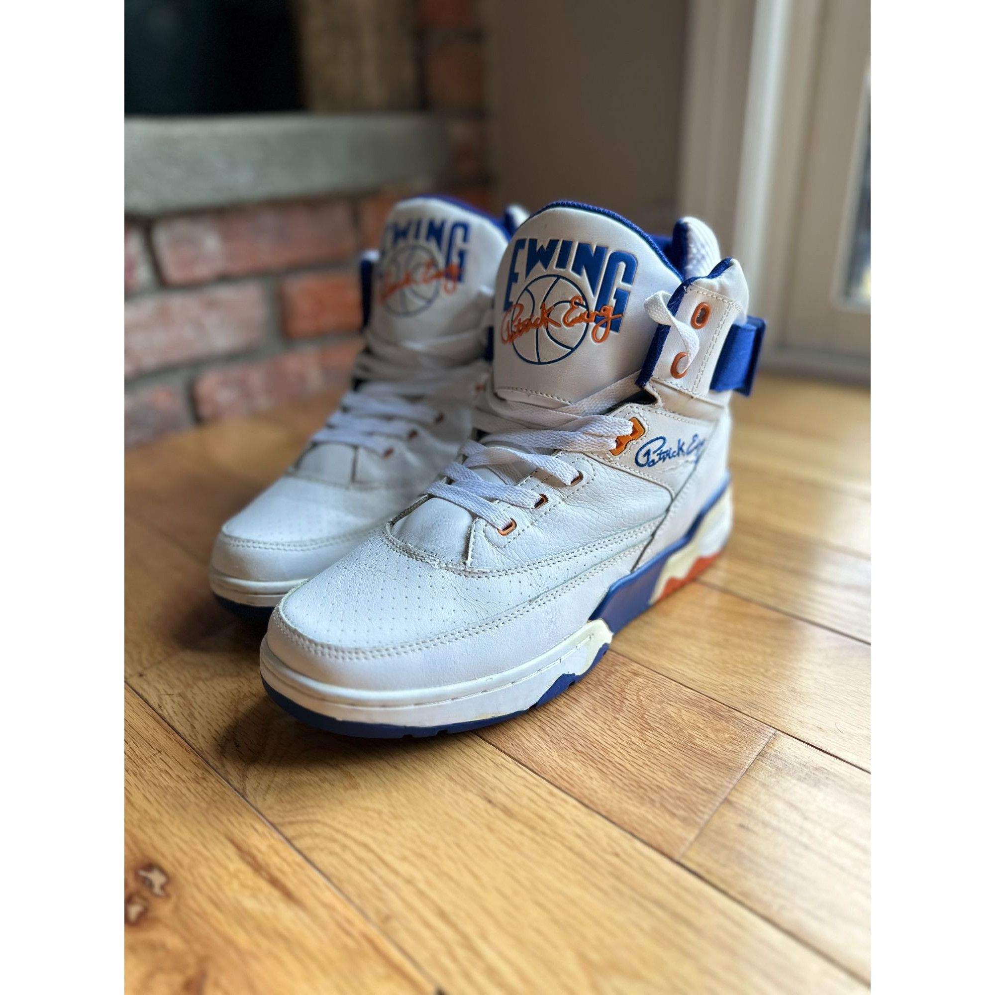Ewing Athletics VINTAGE OCCASION EWING 33 HI 'BLANC ROYAL ORANGE HOMME TAILL Size US 9.5 / EU 42-43 - 3 Thumbnail