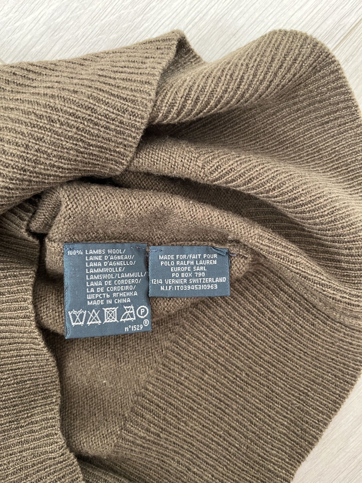 Polo Ralph Lauren × Vintage POLO Ralph Lauren sweater wool 100% XL Size US XL / EU 56 / 4 - 4 Thumbnail