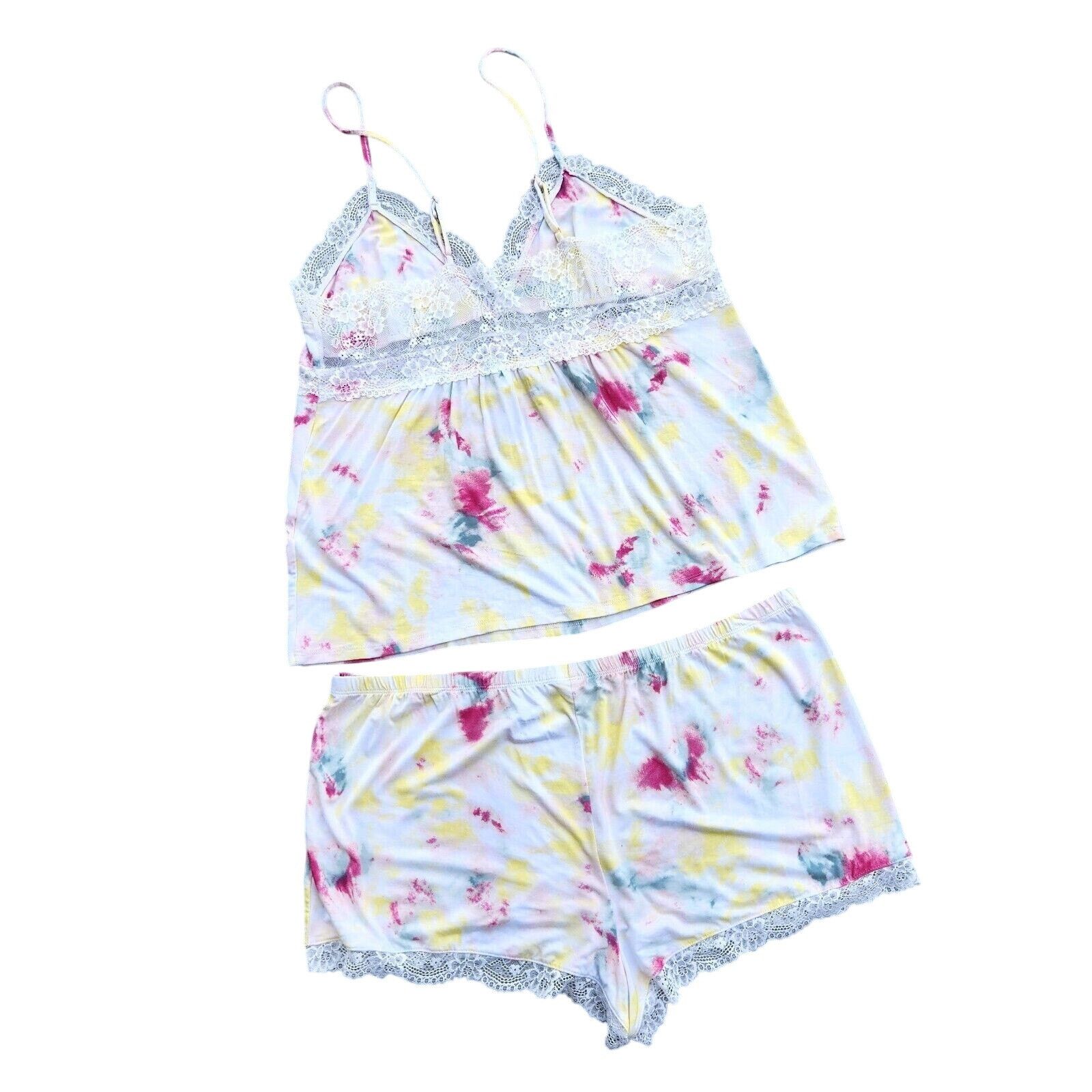 The Unbranded Brand INC Int. Concepts Women Lounge Lace-Trim Pajama Set Size XL Size ONE SIZE - 3 Thumbnail