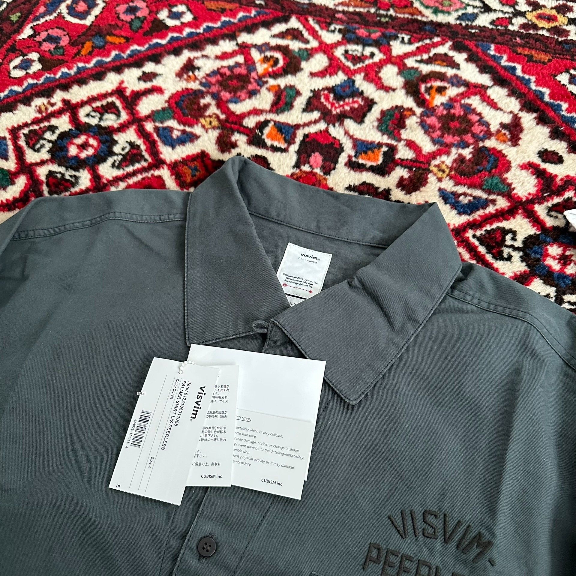 Visvim visvim 23SS Palmer L/S Shirt Size US XL / EU 56 / 4 - 5 Thumbnail