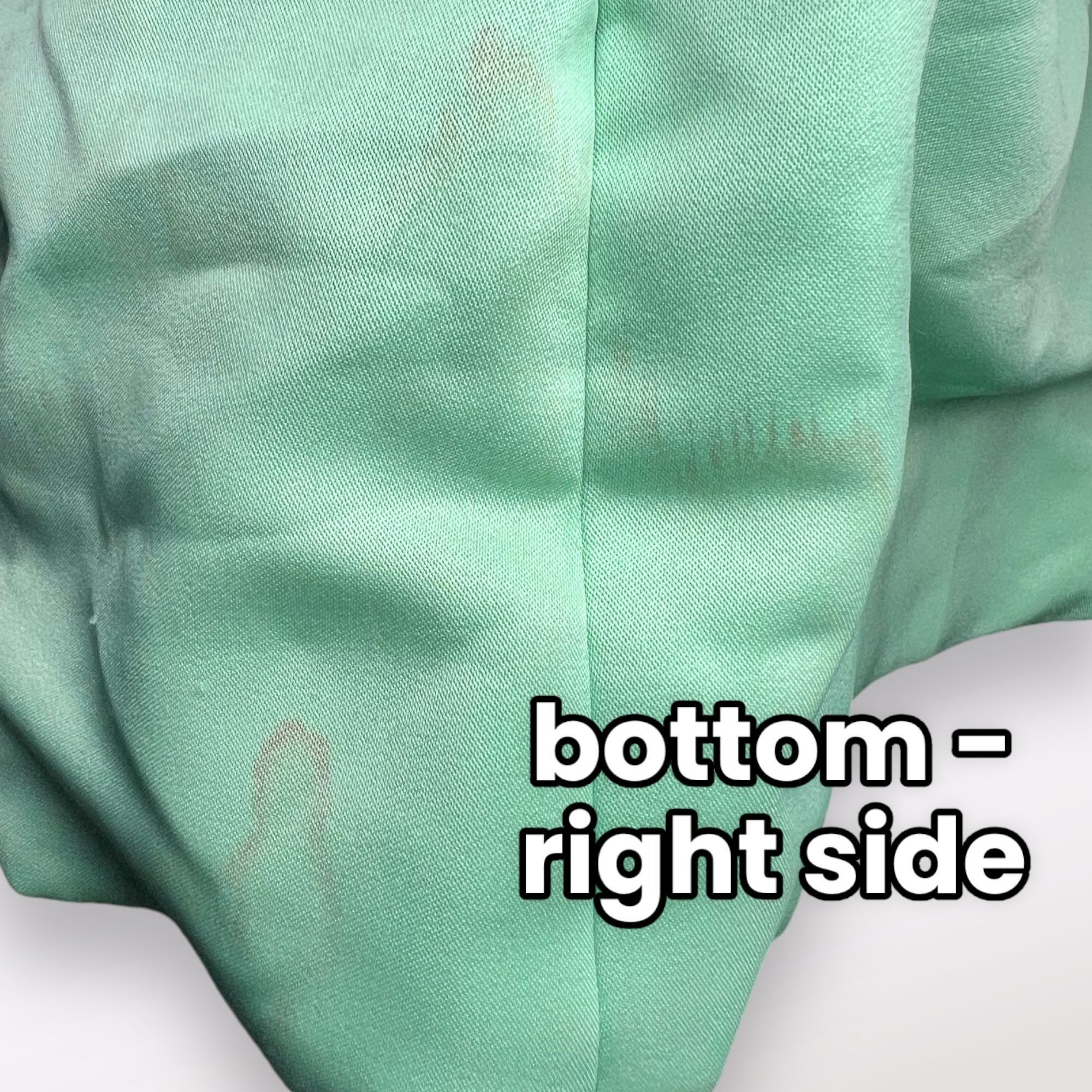 Vintage VTG Mint Green Satin Dress Jeweled Accents ❗️FLAWED❗️ Size S / US 4 / IT 40 - 10 Thumbnail