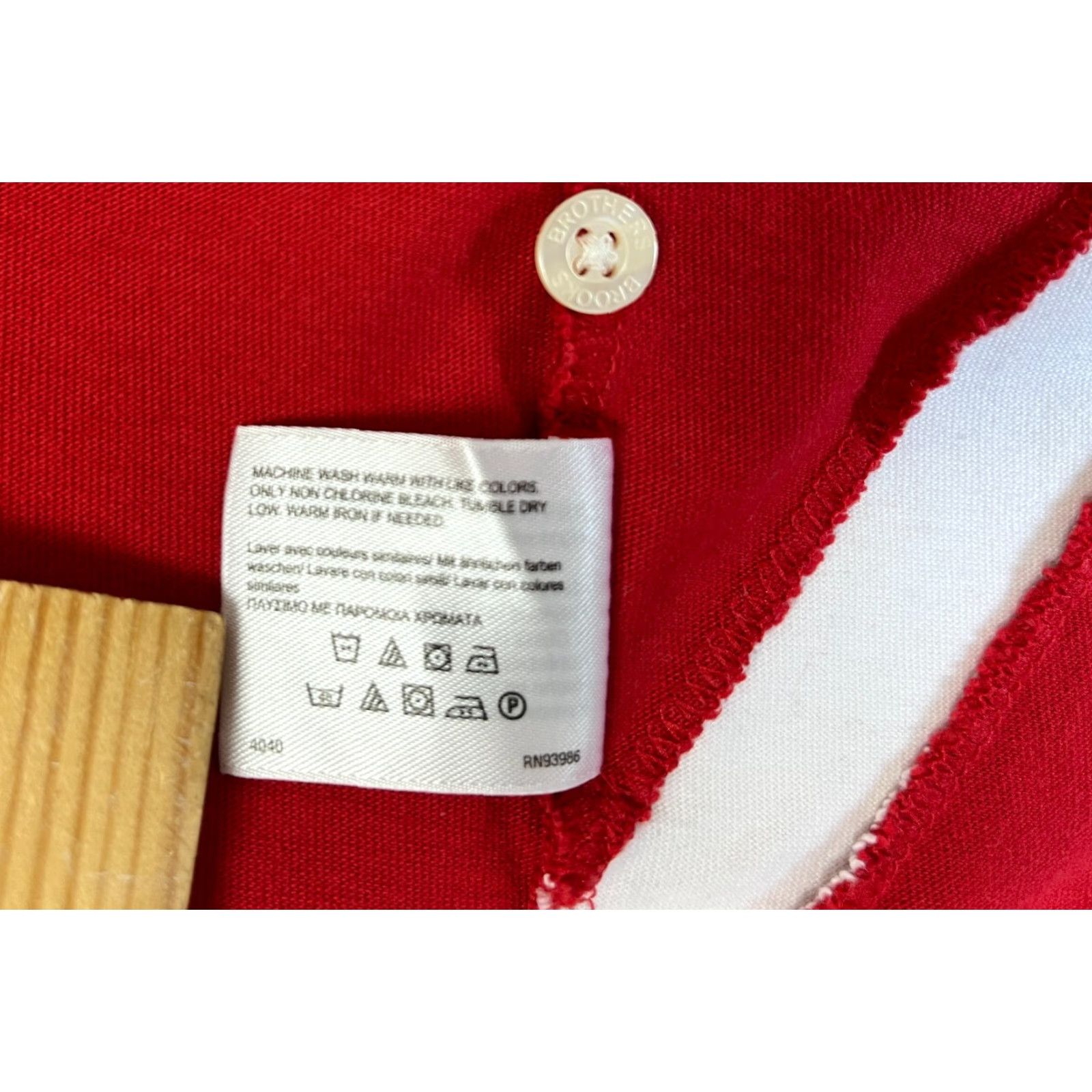 Brooks Brothers Brooks Brothers 346 Polo Shirt Diagonal Stripes Sz L Men’s Shirt Regular Red 100% Cotton Polo Size US L / EU 52-54 / 3 - 7 Thumbnail