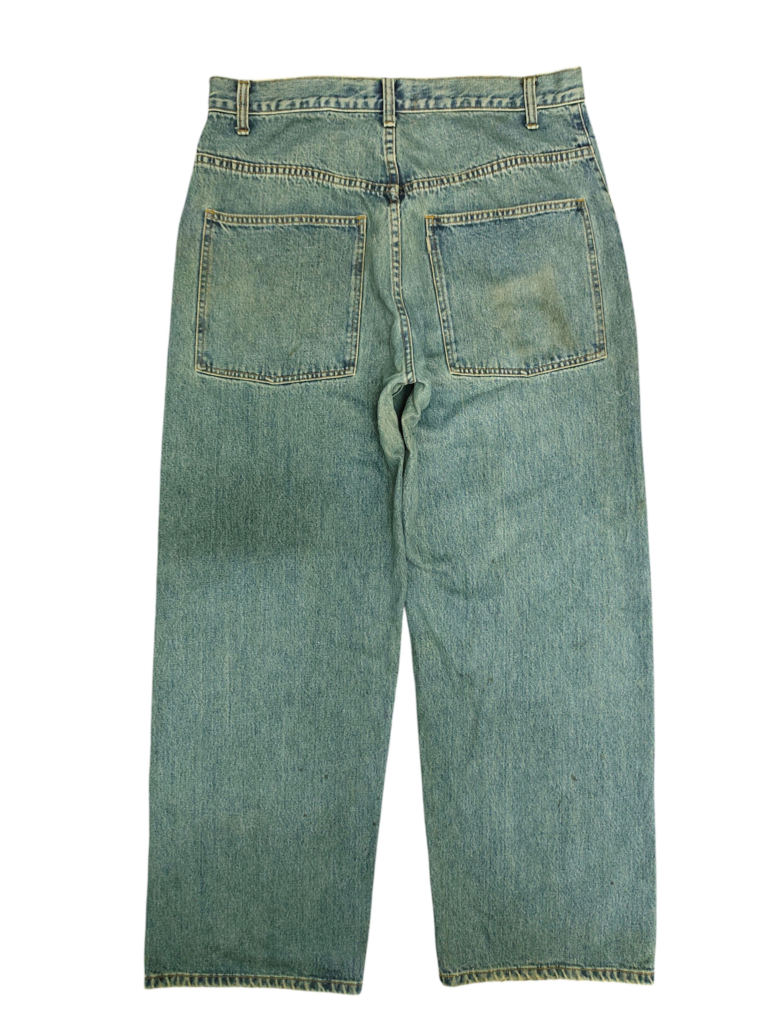 Levi's Vintage Clothing Vintage 90s Levis Silvertab Stovepipe Baggy Denim Jeans Size US 34 / EU 50 - 8 Thumbnail
