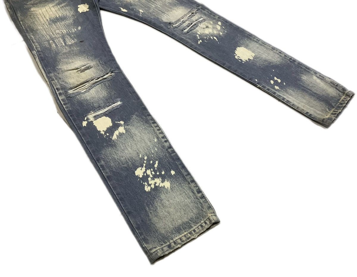 DISCOVERED × Japanese Brand 🔥Rare Archived Discovered Denim Distressed Splash Painted Size US 31 - 5 Thumbnail