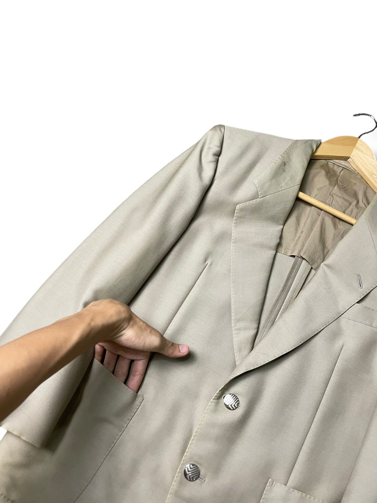 Japanese Brand × Lanvin × Vintage Vintage Lanvin Paris Brand Light Blazer (66) Size US XXS / EU 40 - 5 Thumbnail