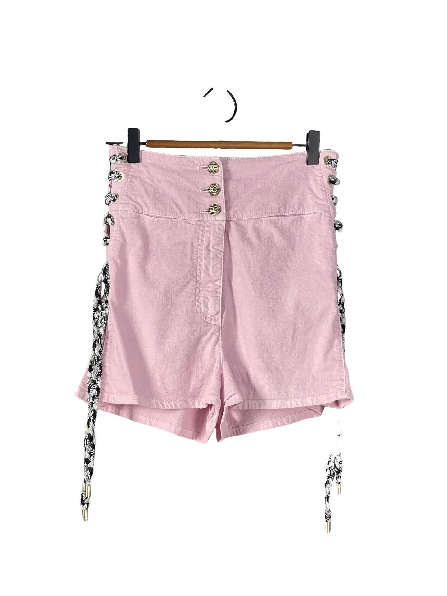 Chanel Chanel Braided Lace-Up Shorts Size 36 Size 26" / US 2 / IT 38 - 1 Thumbnail