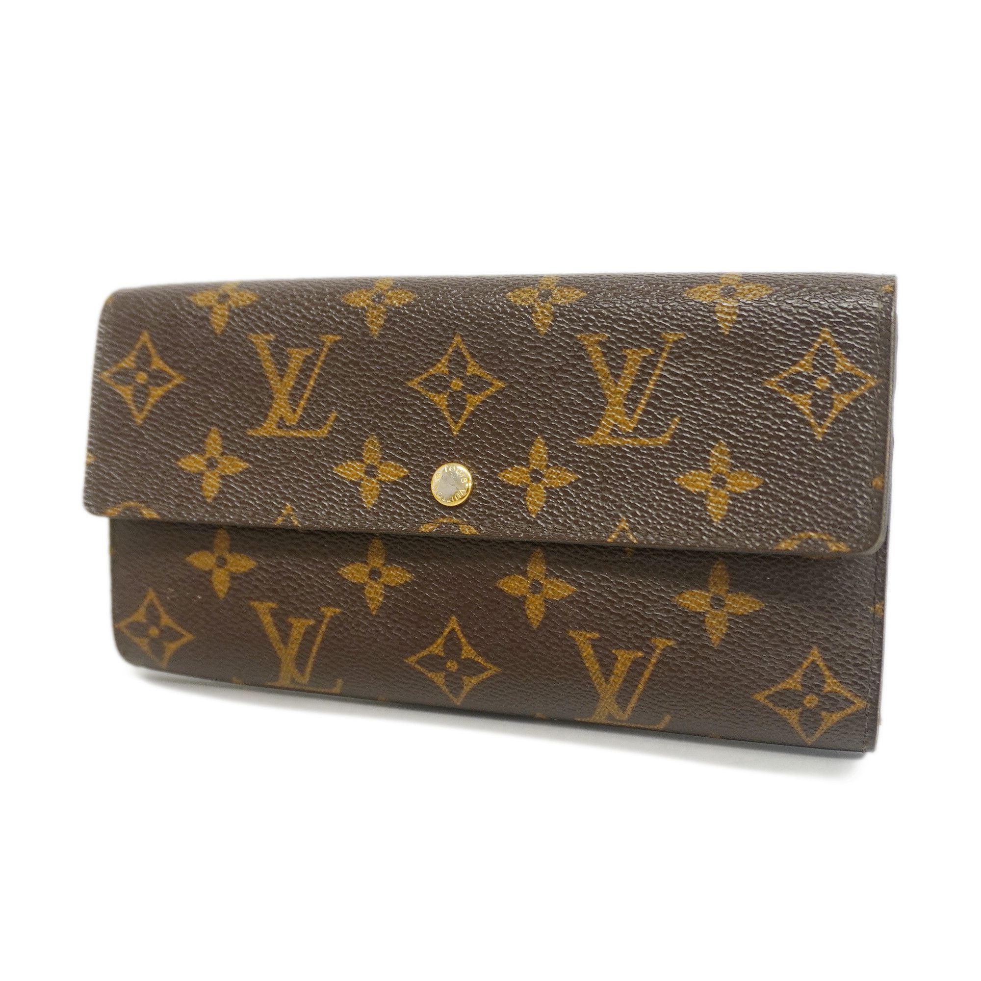 LOUIS VUITTON Damier Azur Portefeuille Tresol Wallet N61744 LV