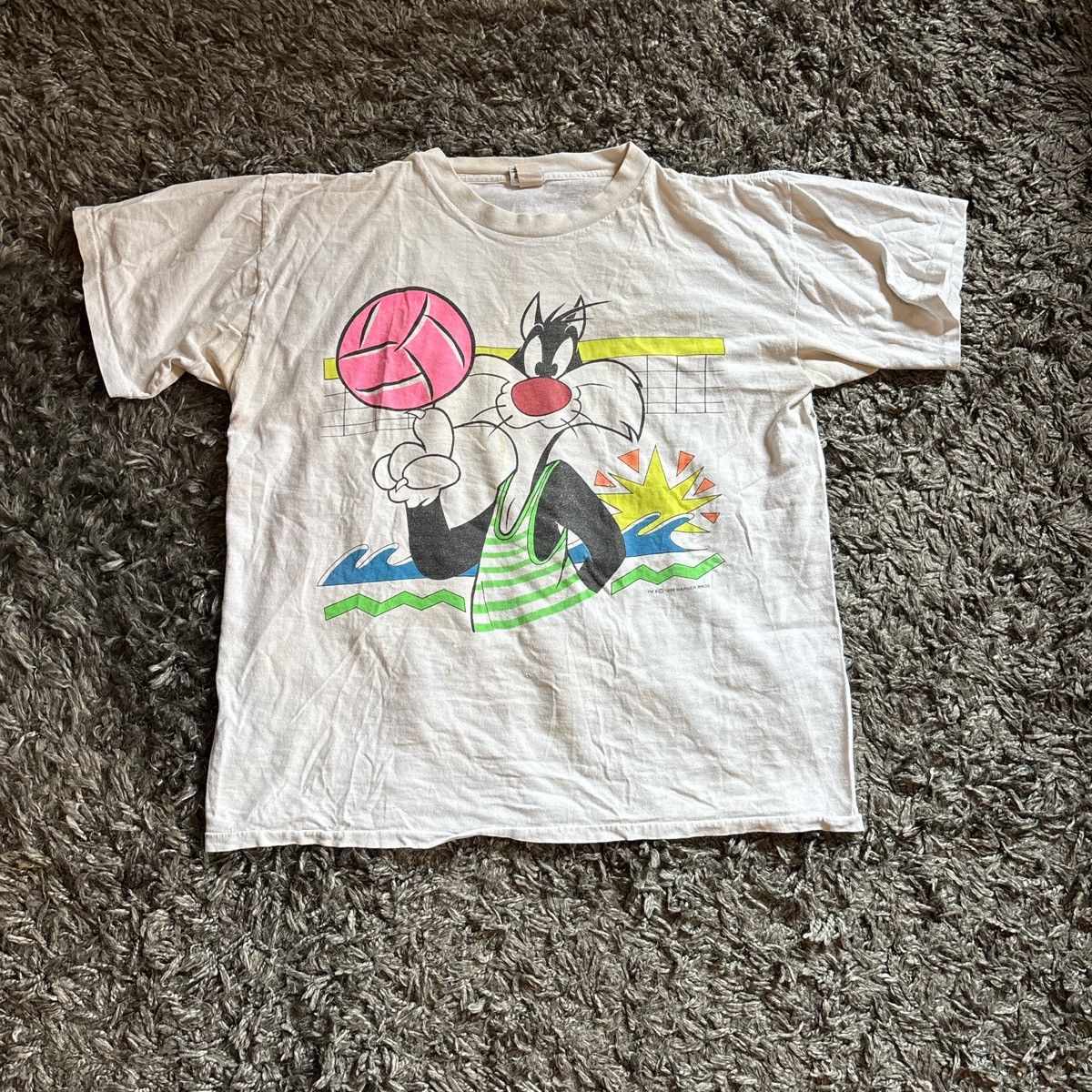 Vintage × Warner Bros 1996 looney tunes Sylvester tee Size US XL / EU 56 / 4 - 1 Thumbnail