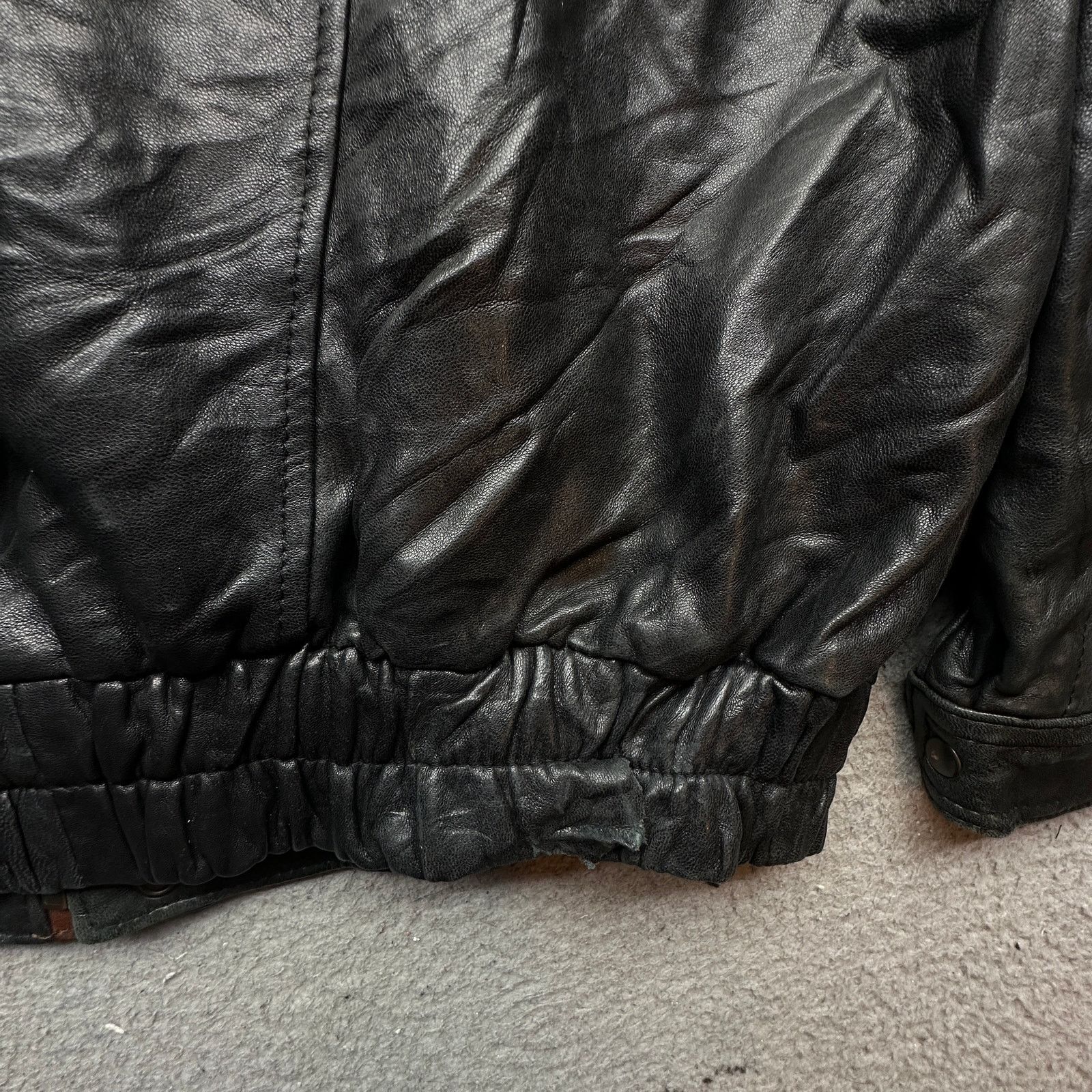 Vera Pelle Vintage Vera Pelle Leather Bomber Biker Jacket Mens 56 XL Size US XL / EU 56 / 4 - 9 Thumbnail