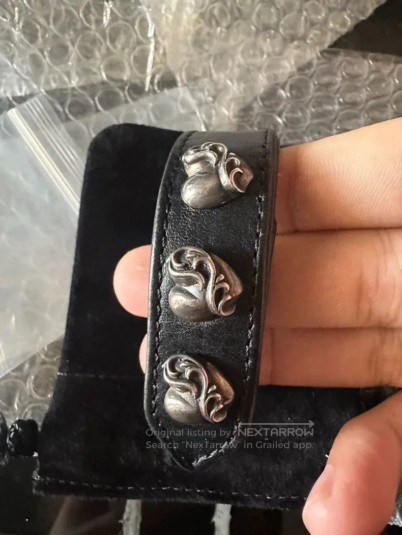 Chrome Hearts Chrome Hearts Leather Heart Vine Bracelet. Size ONE SIZE - 2 Thumbnail