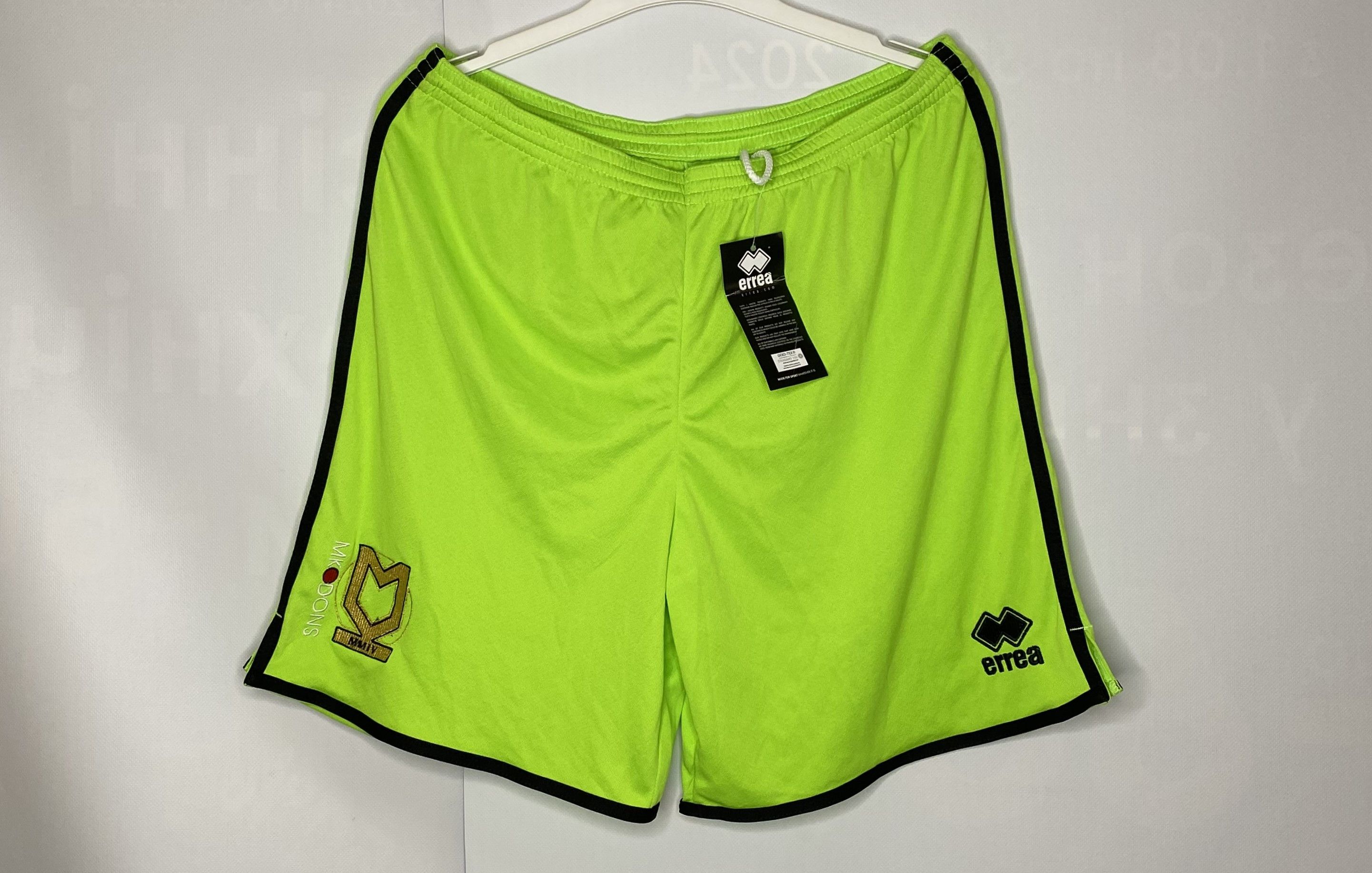 Errea × UEFA MILTON KEYNES DONS 2018-19 GOALKEEPER FOOTBALL SOCCER SHORTS Size US 32 / EU 48 - 1 Thumbnail