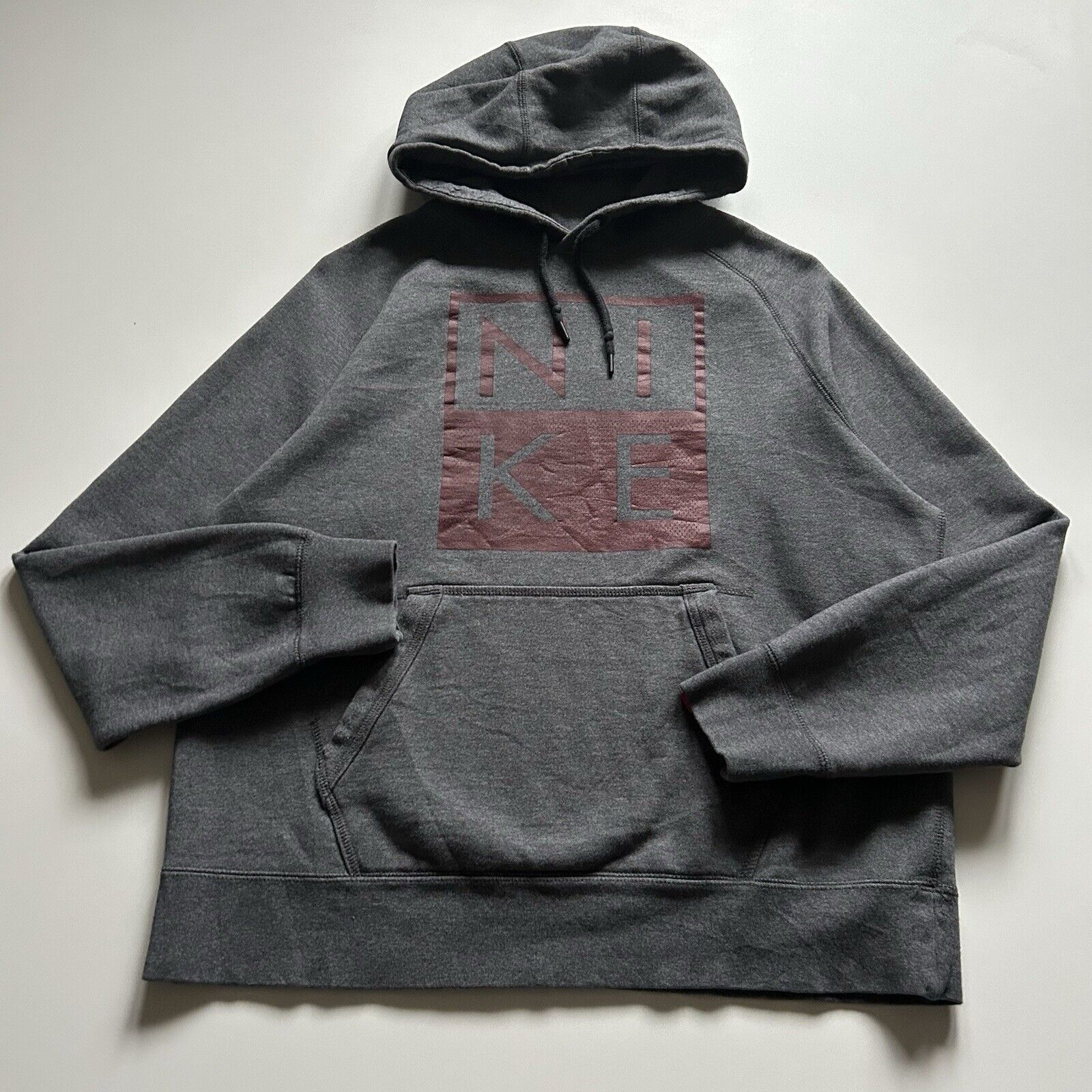 Nike Vintage Y2K Nike Sportswear Hoodie Sweatshirt Sz Large Gray Size US L / EU 52-54 / 3 - 1 Thumbnail