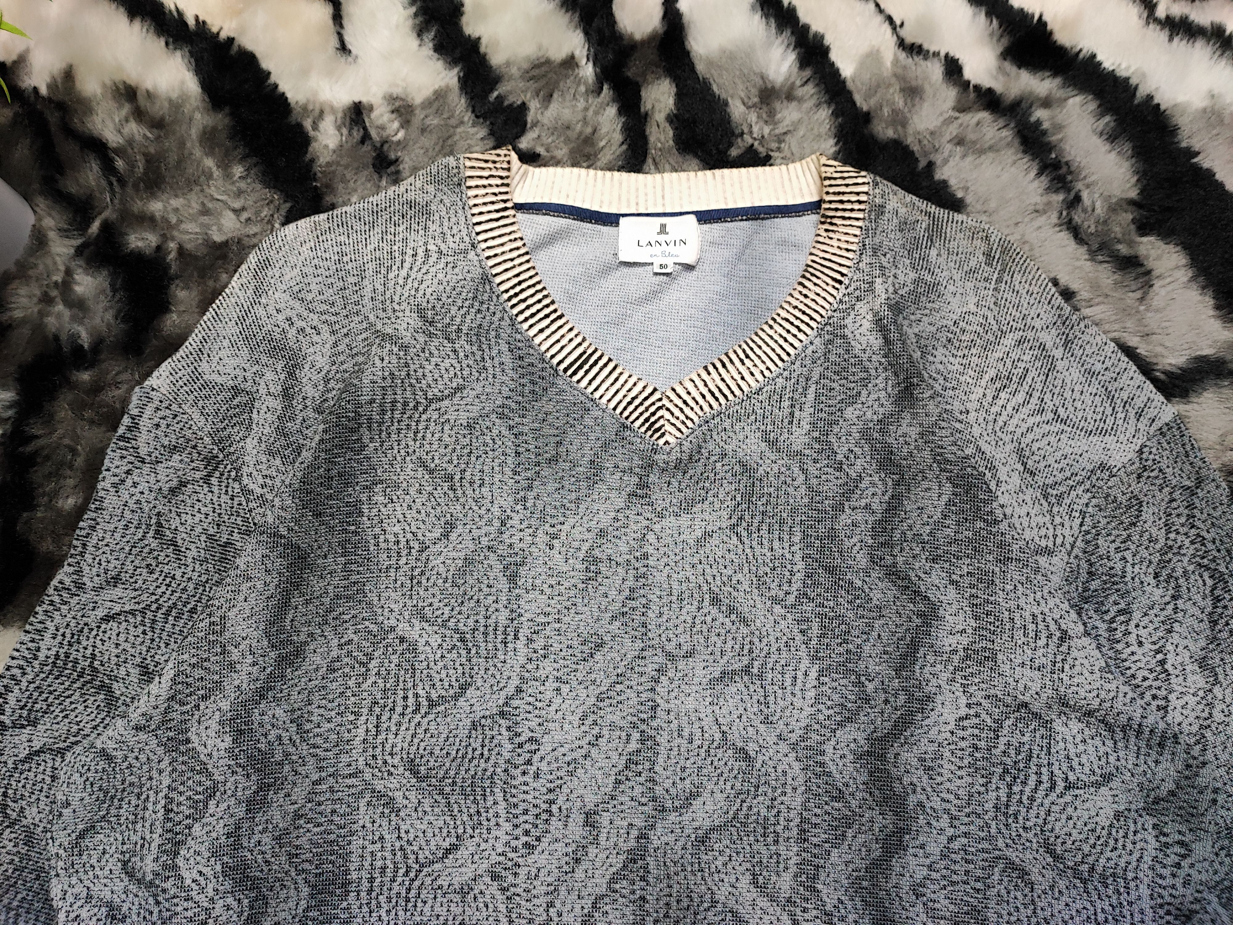 Lanvin Lanvin Sweatshirt Knitwear Design Print Size US M / EU 48-50 / 2 - 6 Thumbnail