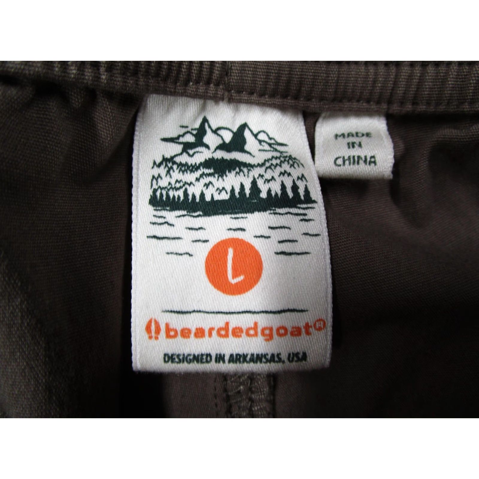 Vintage Beardedgoat Mens Pants 32x30 Brown Stretch Chino Elastic Casual Drawstring Size US 33 - 3 Thumbnail