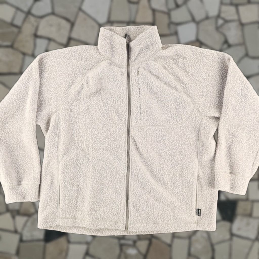Vintage VINTAGE REI Deep Pile Full Zip Solid Mock Long Sleeve Jacket Beige Men's 2XL Size US XXL / EU 58 / 5 - 1 Thumbnail