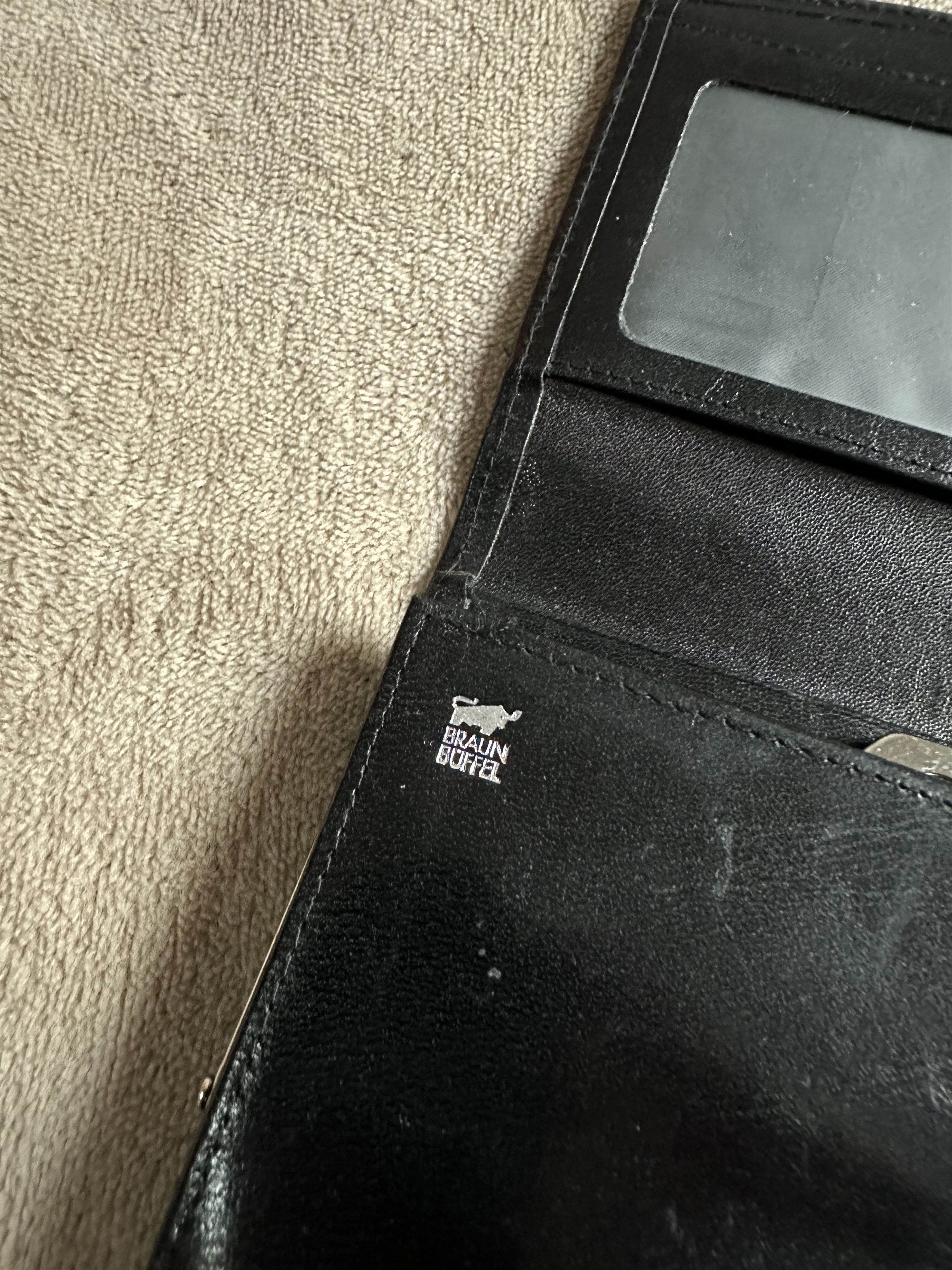 Other Braun Buffel Black Leather Kiss-Lock Wallet OS Size ONE SIZE - 6 Thumbnail