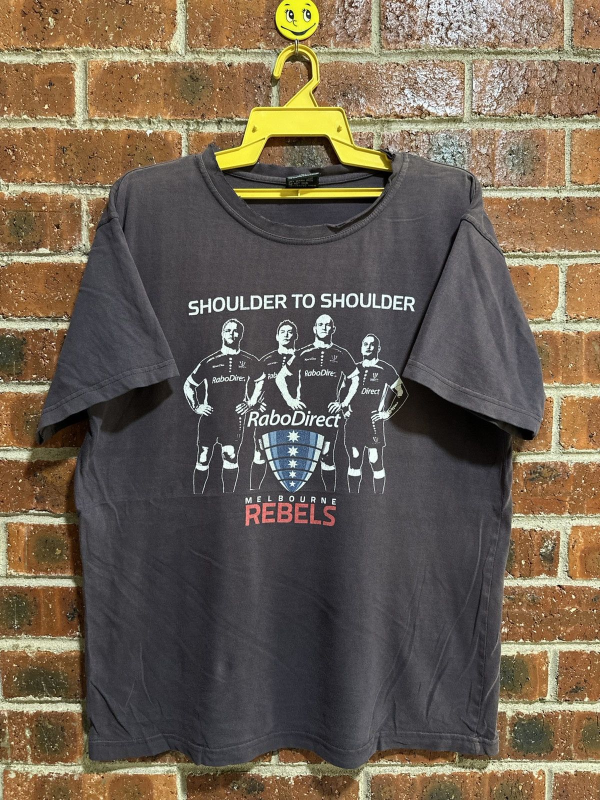 Vintage Thrashed Vintage RoboDirect Melbourne Rebels Sun Faded Tee Size US L / EU 52-54 / 3 - 1 Thumbnail