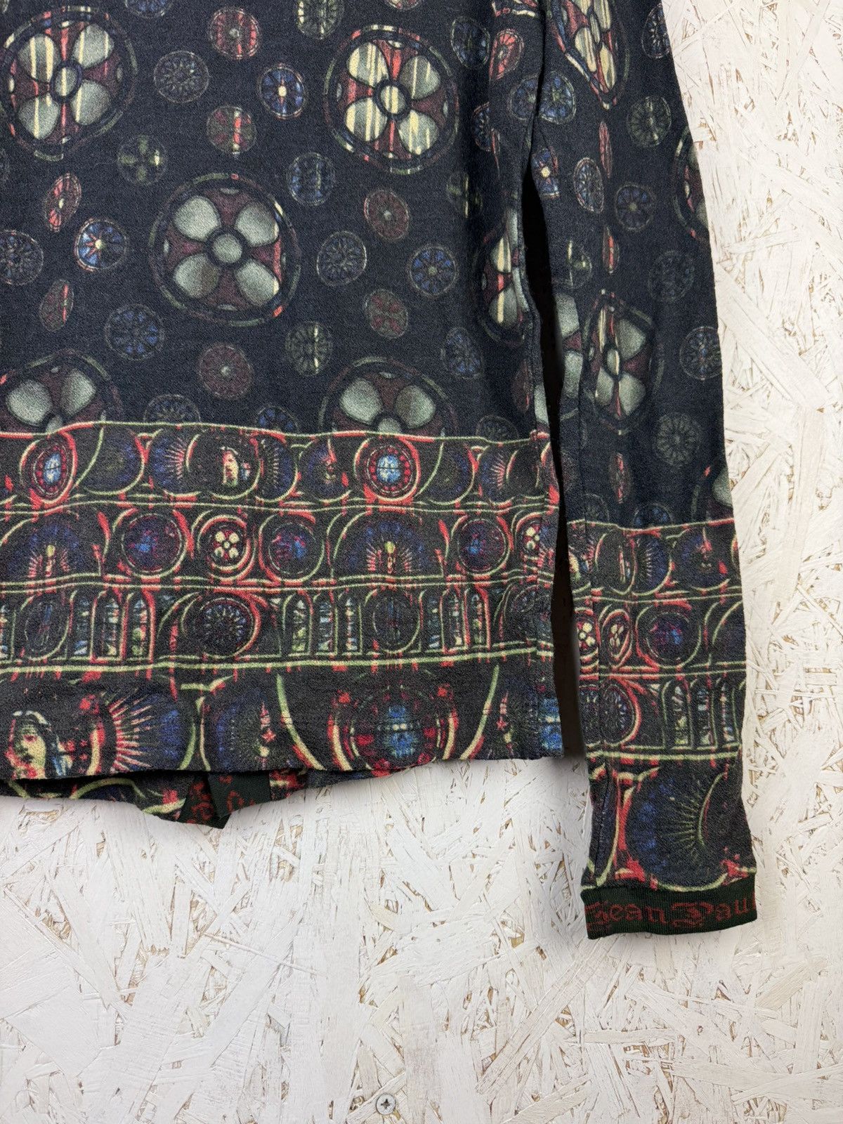 Jean Paul Gaultier Jean Paul Gaultier AW98 Catherdral Stained Glass Mesh Shirt Size M / US 6-8 / IT 42-44 - 7 Thumbnail