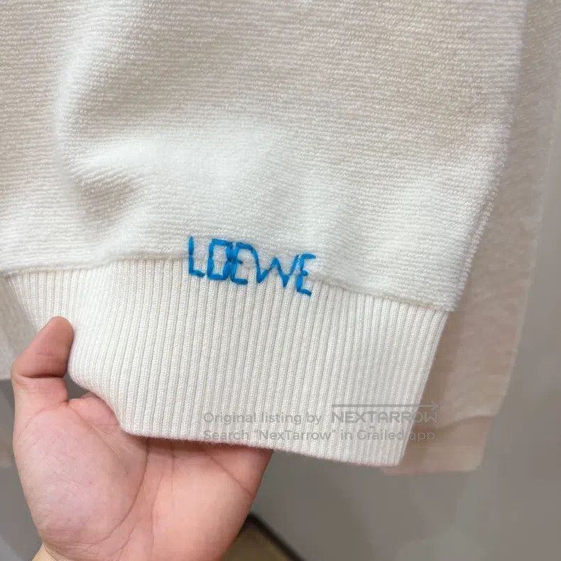 Loewe Loewe Handmade Embroidered Wool Sweater Size M / US 6-8 / IT 42-44 - 6 Thumbnail