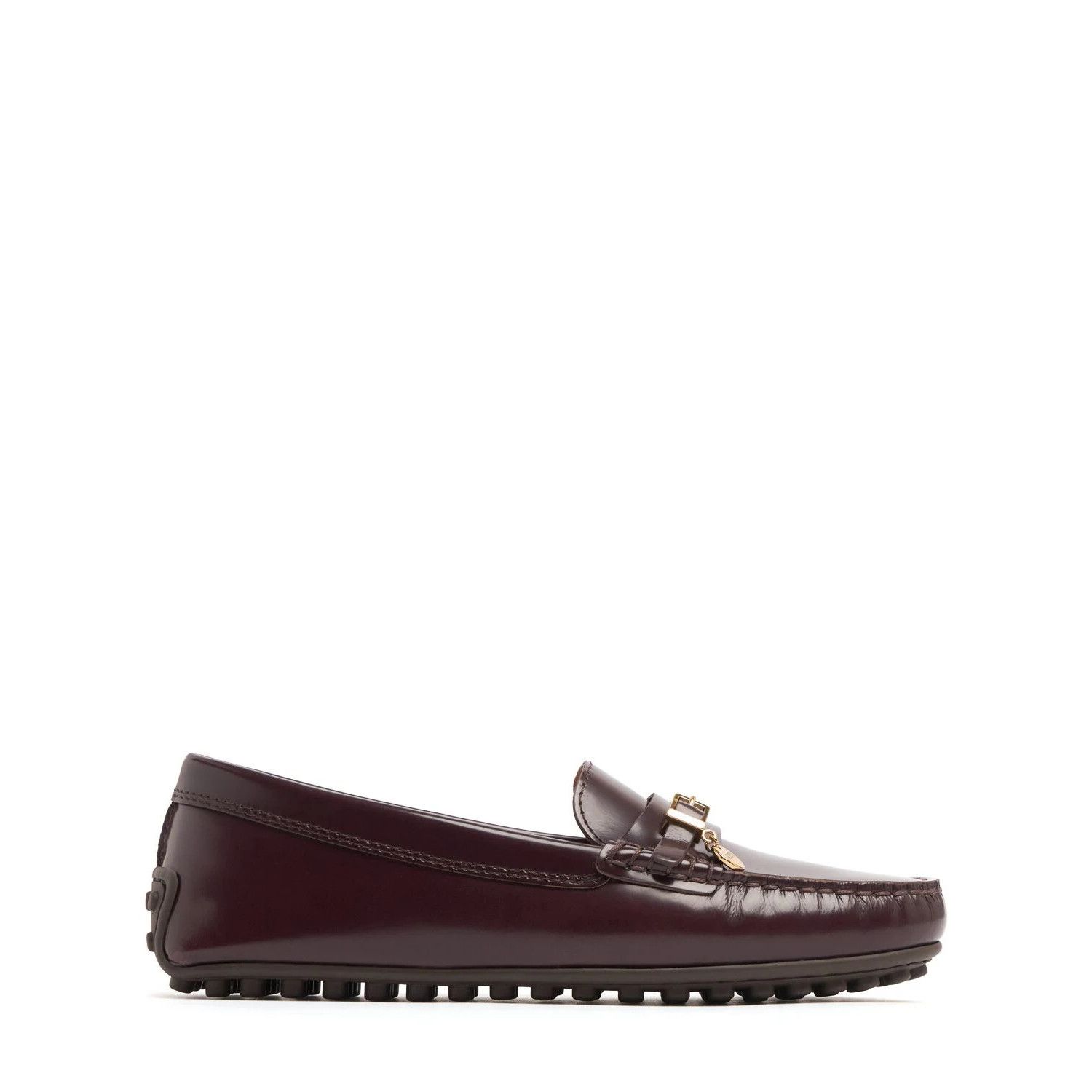 TOD'S Gommino Kraft Leather Loafers New & Authentic (Women's