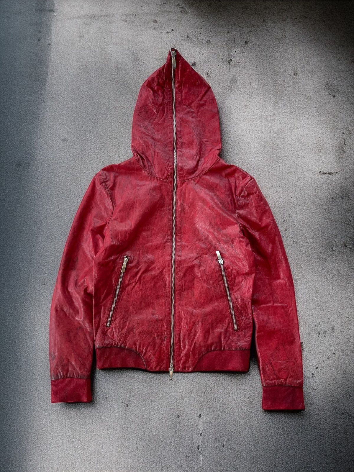 14th Addiction 🔥VINTAGE HARLEM ROUNGE FULL-ZIP BUFFALO LEATHER JACKET Size US M / EU 48-50 / 2 - 2 Thumbnail