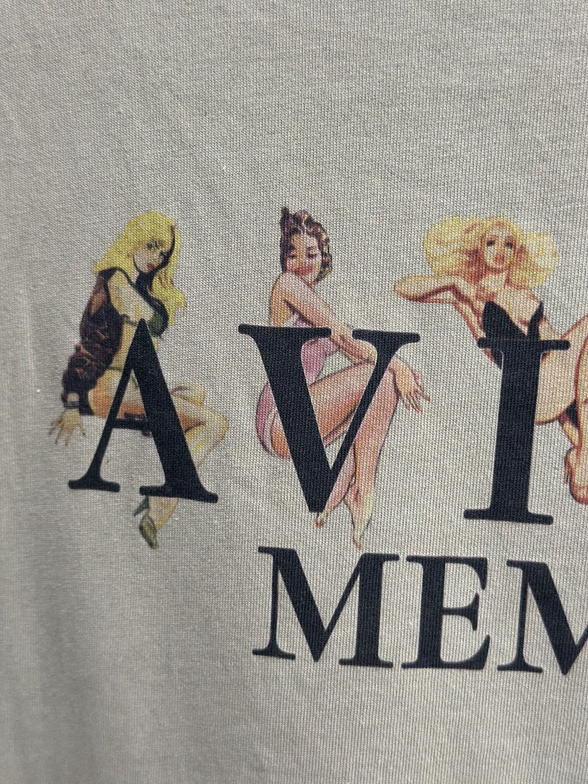 Avirex Vintage Avirex Art Porn Girl Memory Faded Tee Size US L / EU 52-54 / 3 - 4 Thumbnail