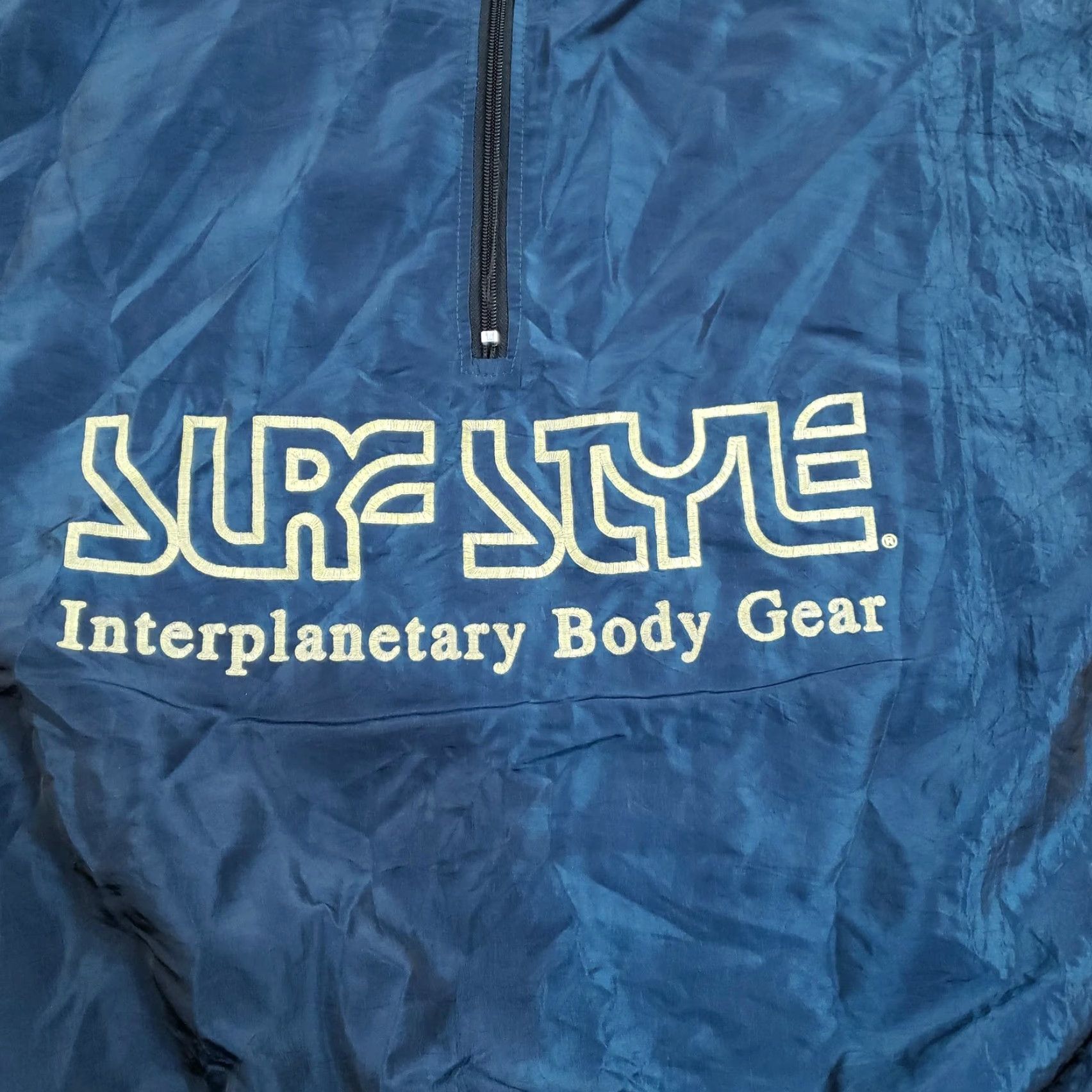 Vintage VINTAGE Surf Style Jacket Mens One Size 90s Blue Windbreaker Pullover Casual Size US M / EU 48-50 / 2 - 7 Thumbnail