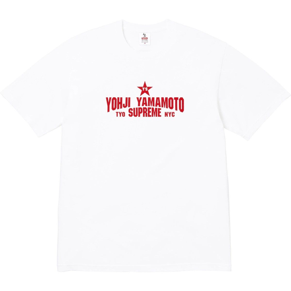 Supreme × Yohji Yamamoto Supreme Y's Star Tee Size US L / EU 52-54 / 3 - 1 Thumbnail