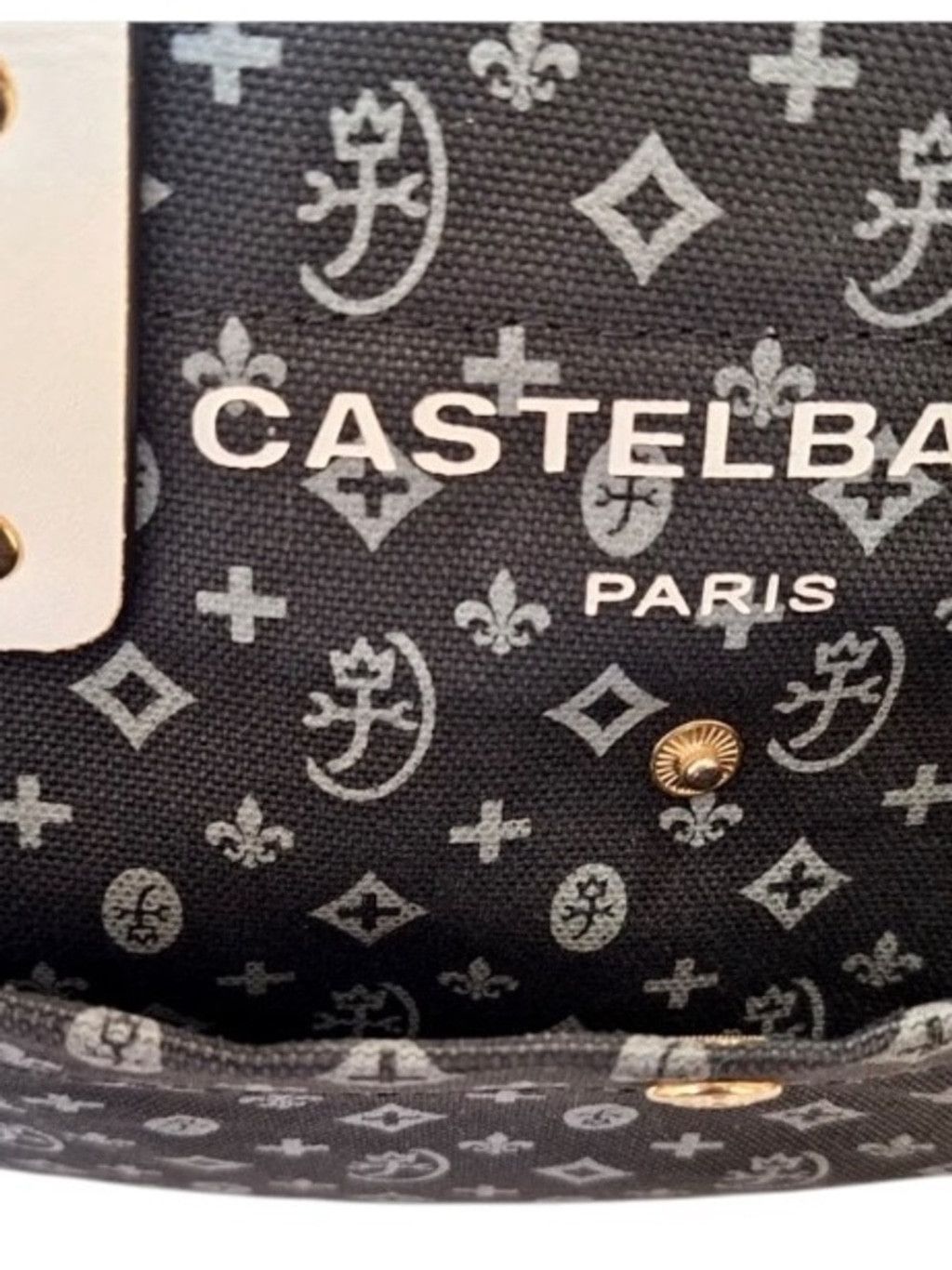 Jean Charles De Castelbajac Castelbajac Monogram Denim/ Leather Tote Size ONE SIZE - 6 Thumbnail