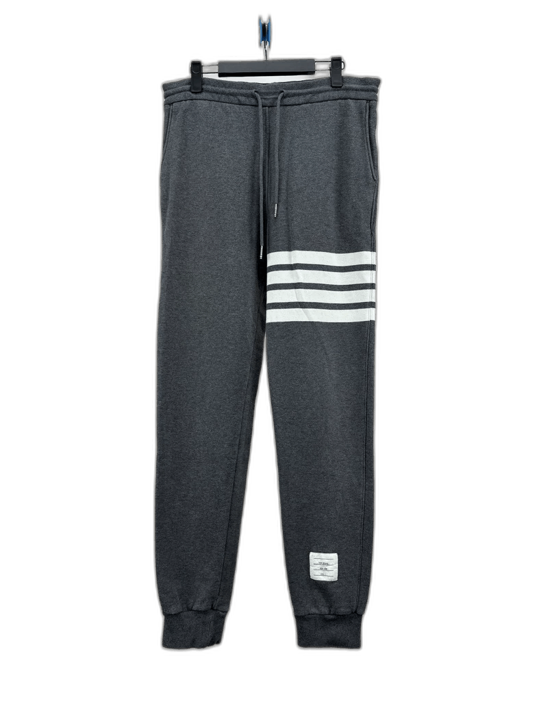 Thom Browne Thom Browne Gray Striped Sweatpants Size 2-yf Size US 26 / EU 42 - 1 Thumbnail