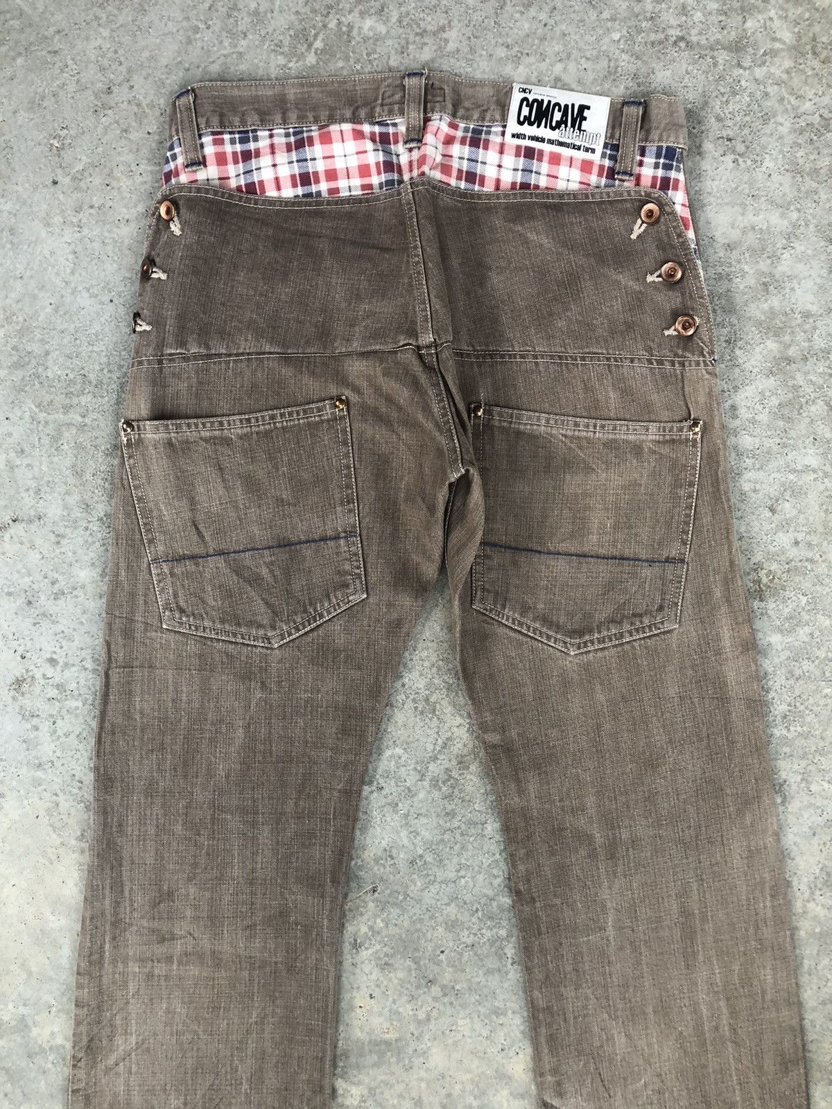 Japanese Brand Japanese Concave attempt Distressed Jeans Size US 32 / EU 48 - 12 Thumbnail