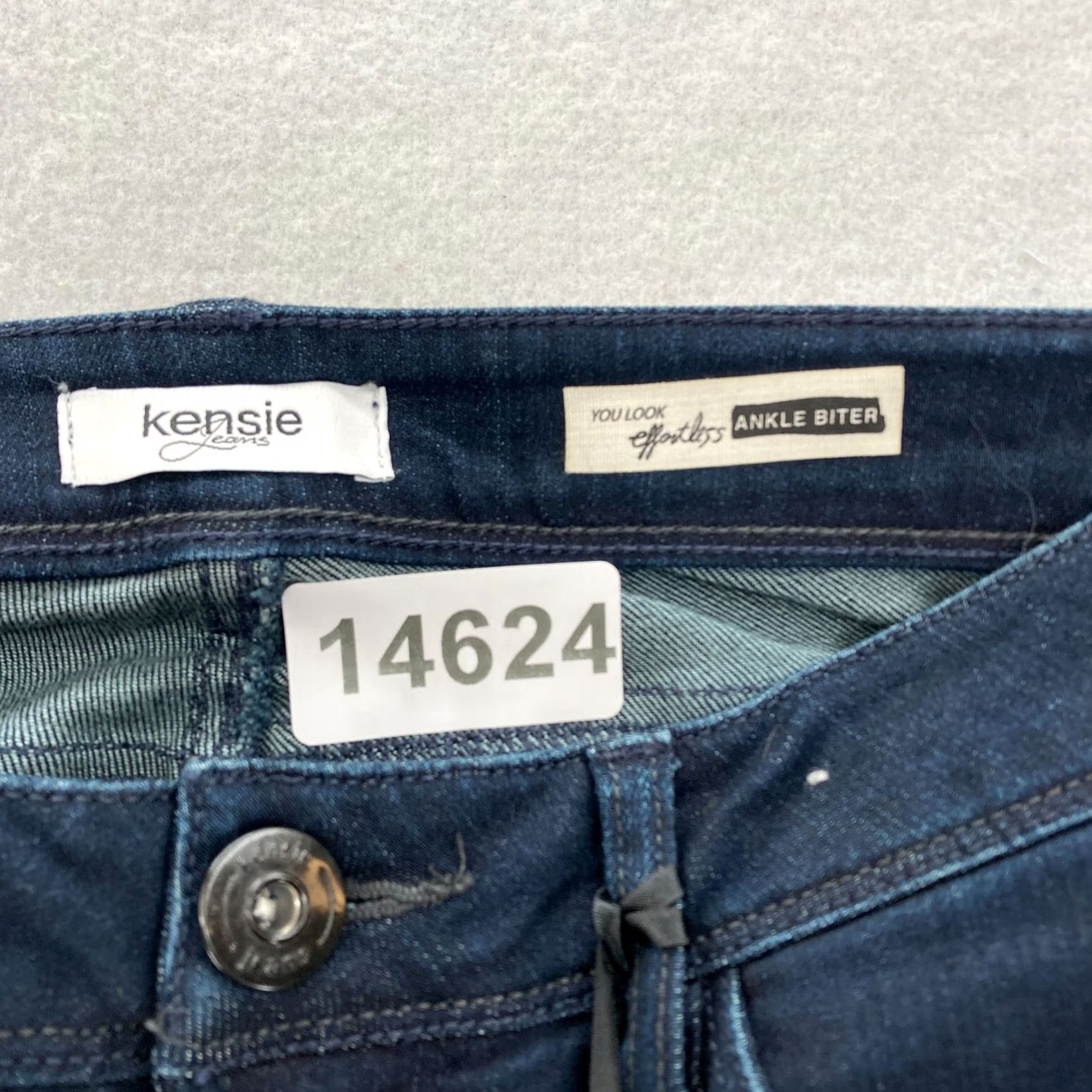 Vintage Kensie Jeans Women's 28 Johnny Skinny Ankle Blue Stretch Denim 5-Pocket Denim Jeans Regular Blue 28in Inseam Size 28" / US 6 / IT 42 - 5 Thumbnail