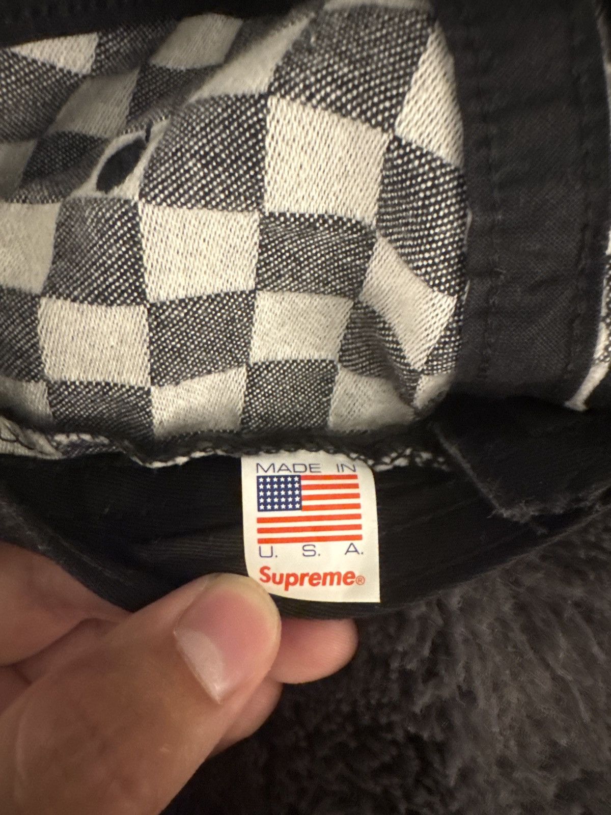 Supreme Supreme Checkered Hat Size ONE SIZE - 5 Thumbnail
