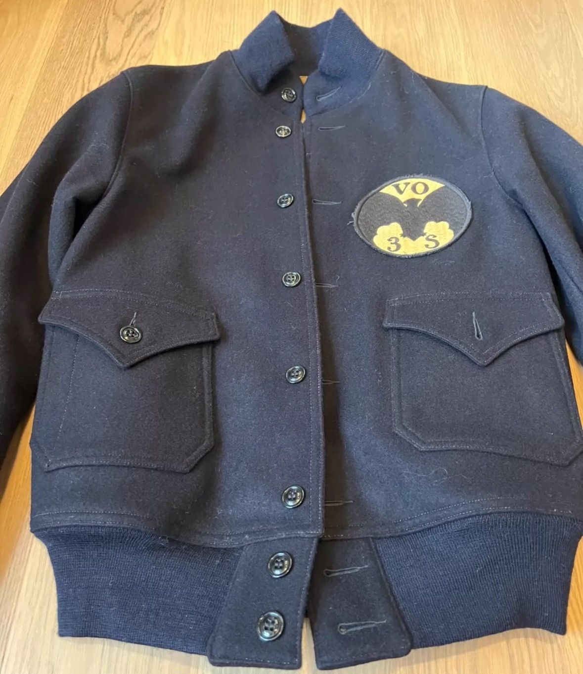 Freewheelers FREEWEELERS 1928 USN VO-3S BAT SQUADRON Squadron A-1 Jacket Size US S / EU 44-46 / 1 - 4 Thumbnail