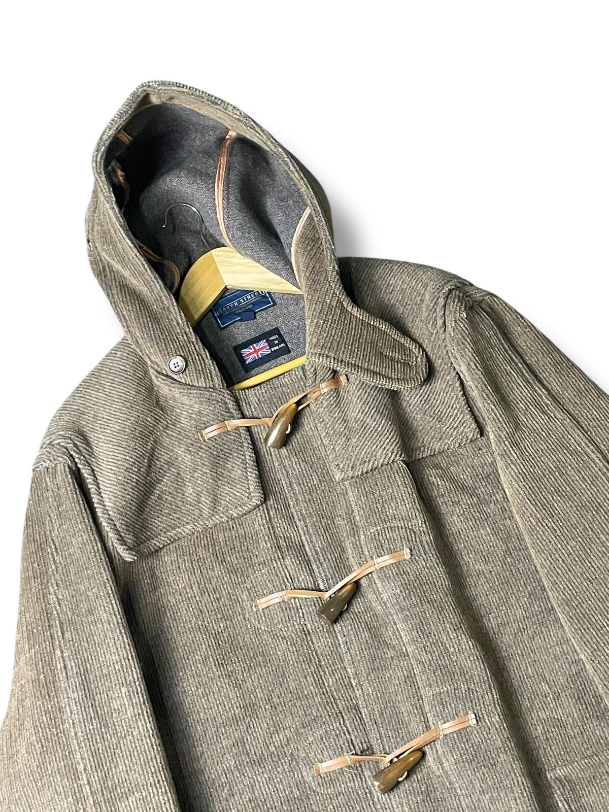 Japanese Brand × Vintage BAKER STREET Brand Long Hooded Duffle Coat (77) Size US L / EU 52-54 / 3 - 3 Thumbnail