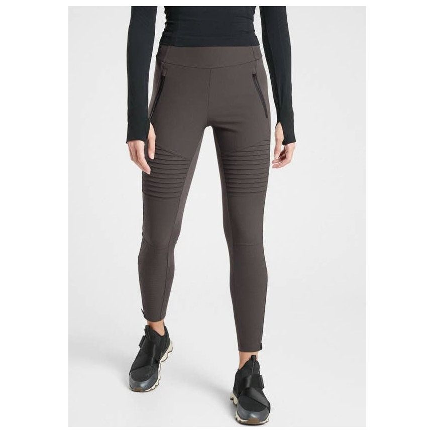 Athleta Athleta Headlands Hybrid Moto Tight in Shale Size 2 Size 26" / US 2 / IT 38 - 1 Thumbnail