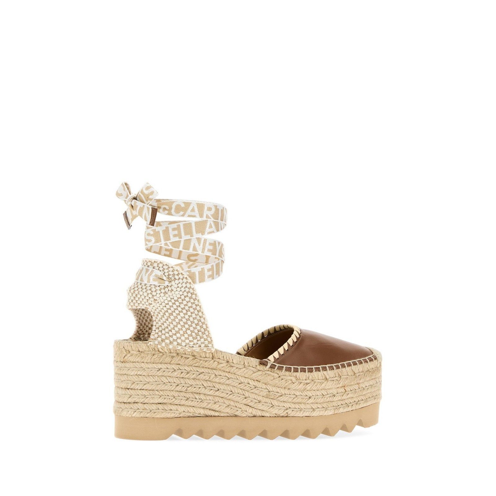 Stella McCartney STELLA MCCARTNEY 'Gaia' Brown Platform Espadrilles New & Aut Size US 11 / IT 41 - 3 Thumbnail