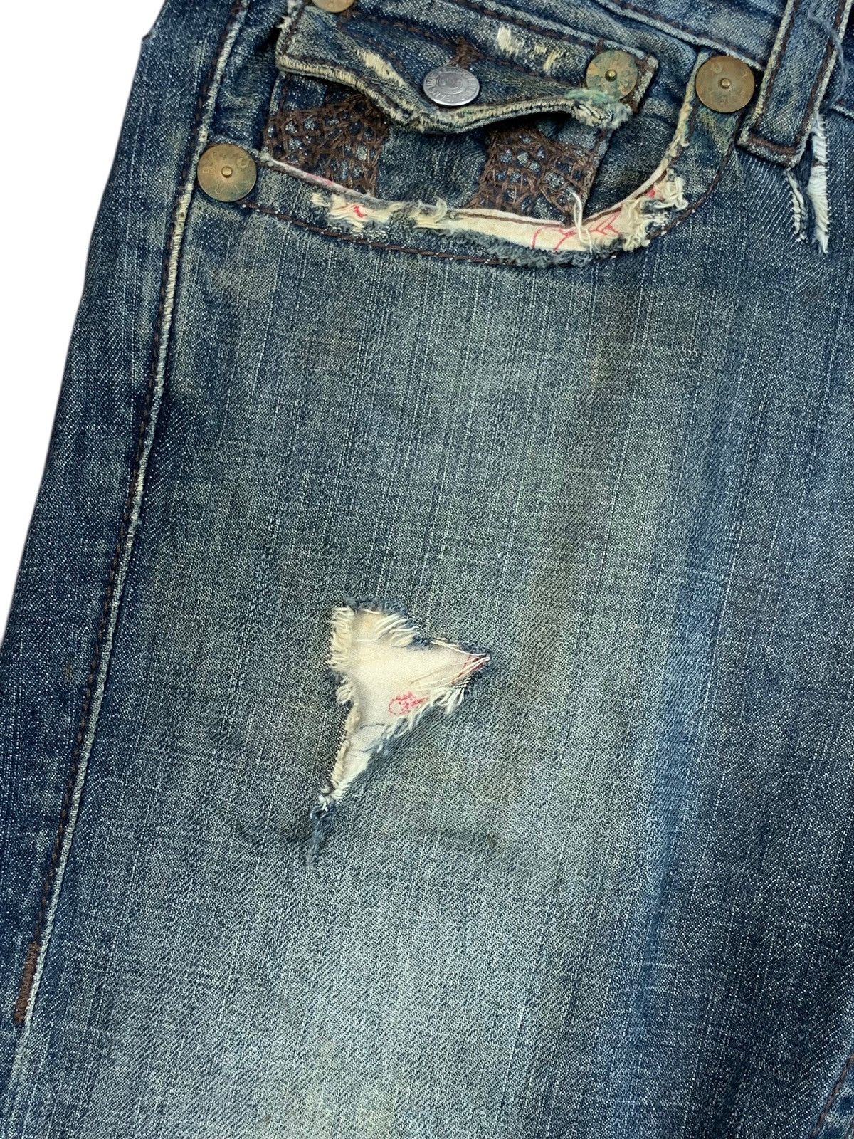 True Religion Y2K 2000’s True Religion Ricky Regular Fit Denim Size US 36 / EU 52 - 21 Thumbnail