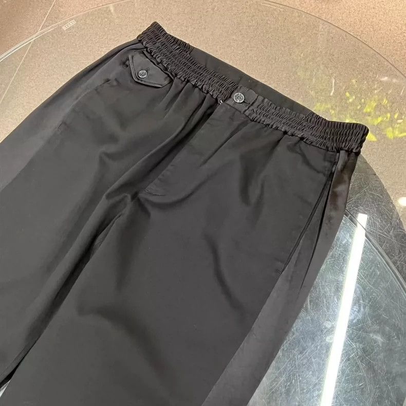 Gucci Stitching black trousers and casual trousers 2503-Nextarrow Size US 34 / EU 50 - 2 Thumbnail