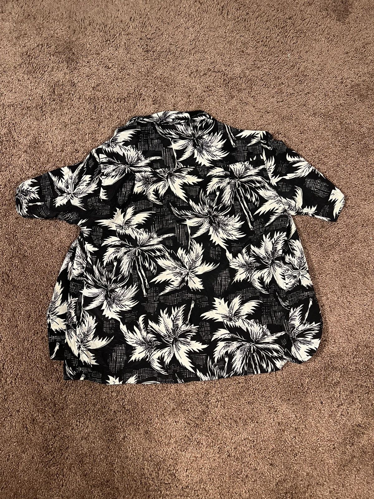 Saint Laurent Paris Saint Laurent Black Hawaiian Shirt SS14 Size US S / EU 44-46 / 1 - 2 Thumbnail