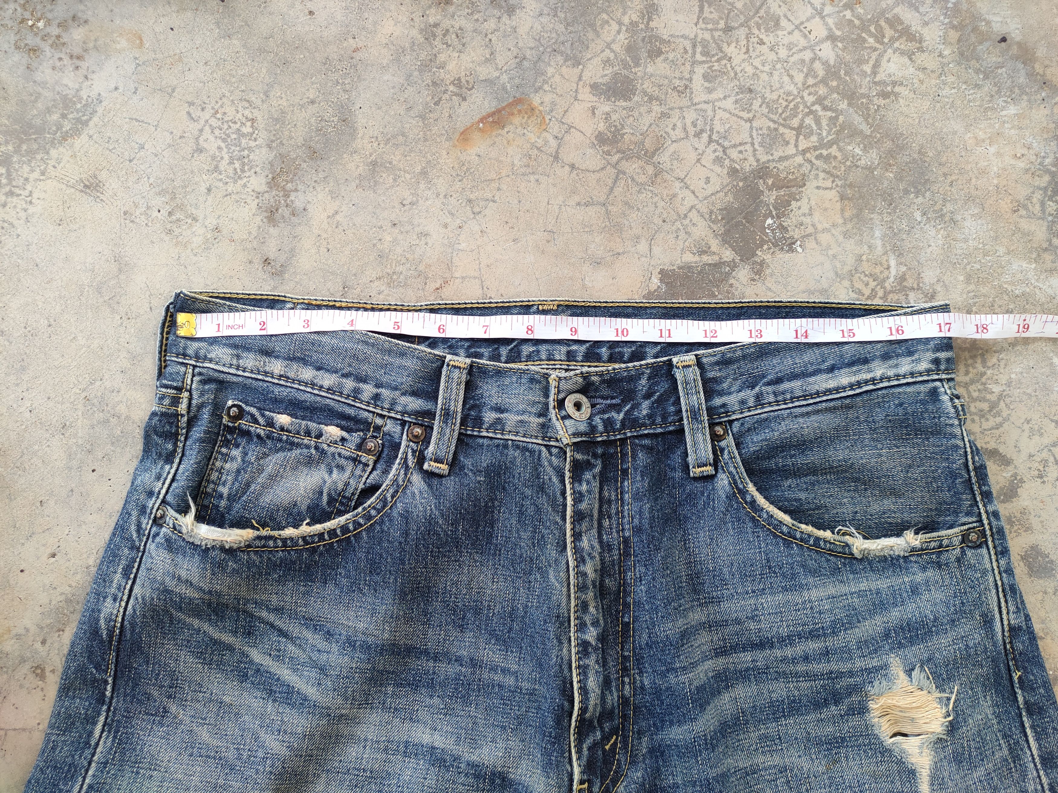 Levi's × Vintage W34 VINTAGE LEVI'S 503 DISTRESSED FADED JEANS DENIM PANTS Size US 34 / EU 50 - 7 Thumbnail