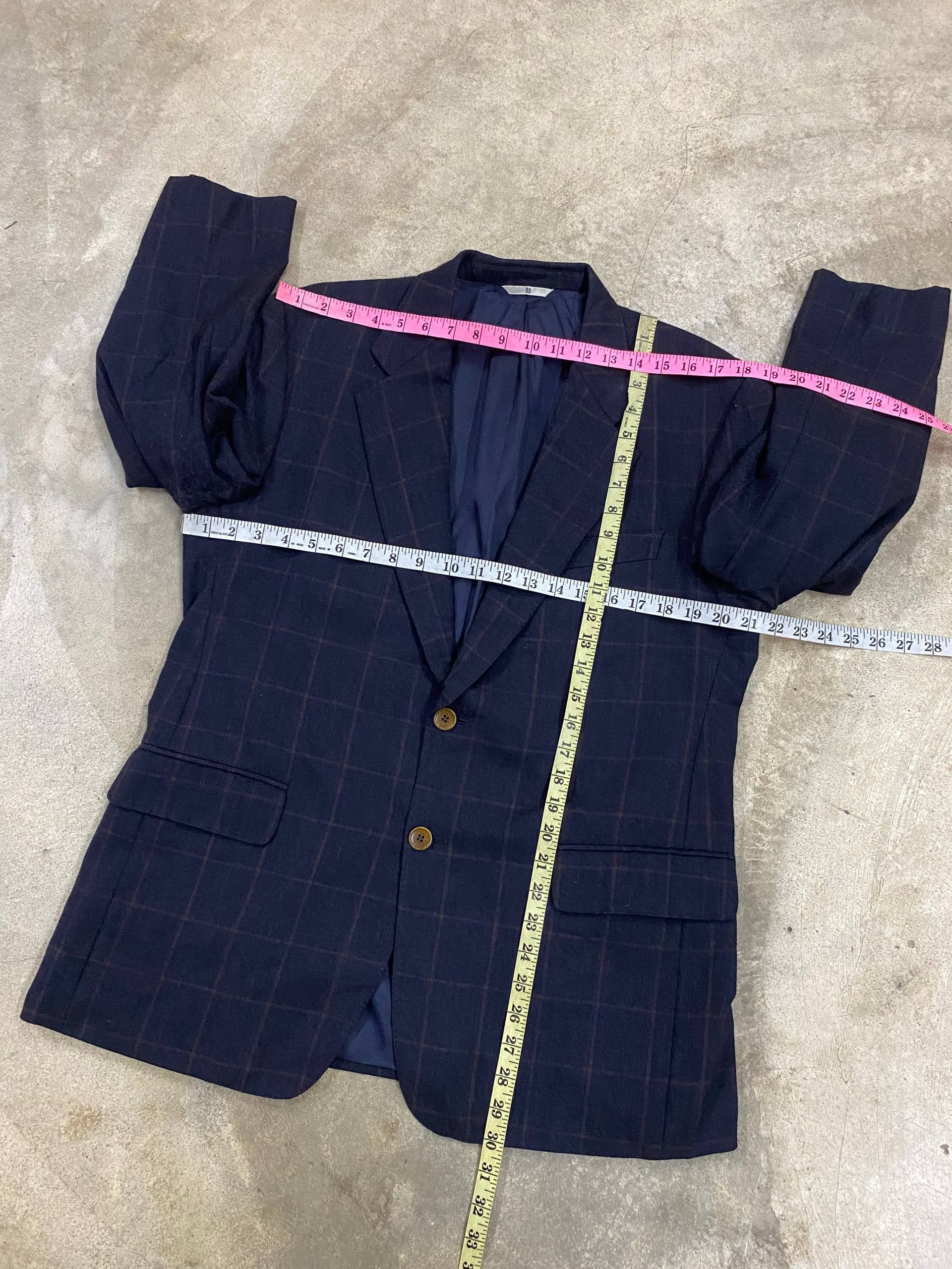 Givenchy Vintage Givenchy Plaid Blazer Jacket Size 40R - 9 Thumbnail