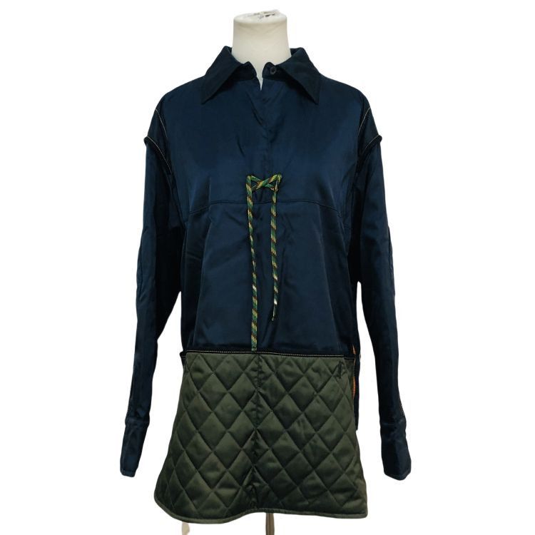 Prada Prada Quilted Paneled Overshirt Size S Size US S / EU 44-46 / 1 - 1 Thumbnail