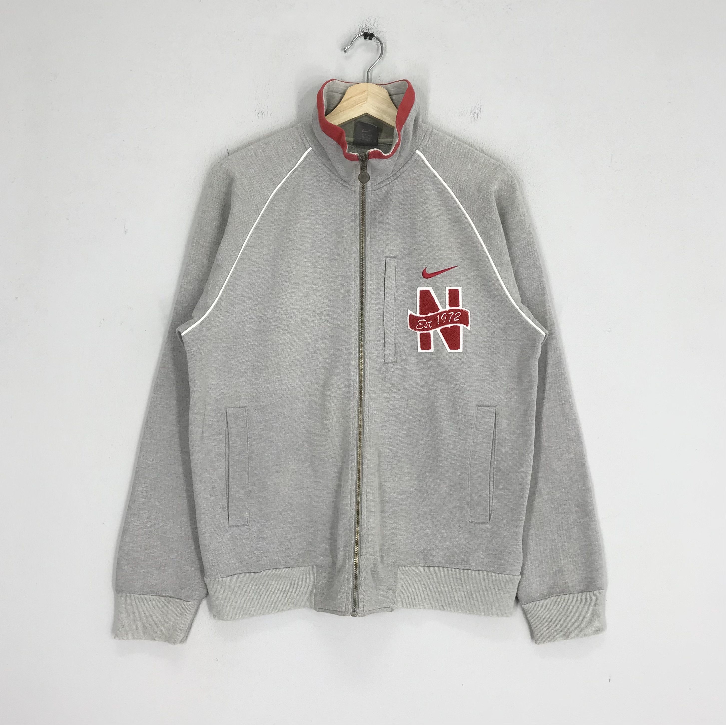 Nike Vintage Nike Swoosh Training Gray - 134 Size US M / EU 48-50 / 2 - 1 Thumbnail