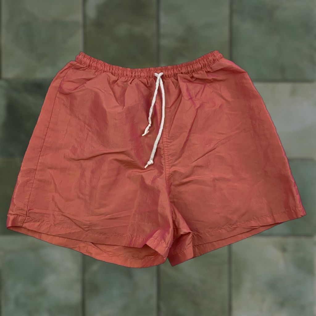 Vintage VINTAGE Xhilaration Shorts Womens Large Orange Pink Reflective Rave 90s Target Size 36" / US 14 / IT 50 - 1 Thumbnail