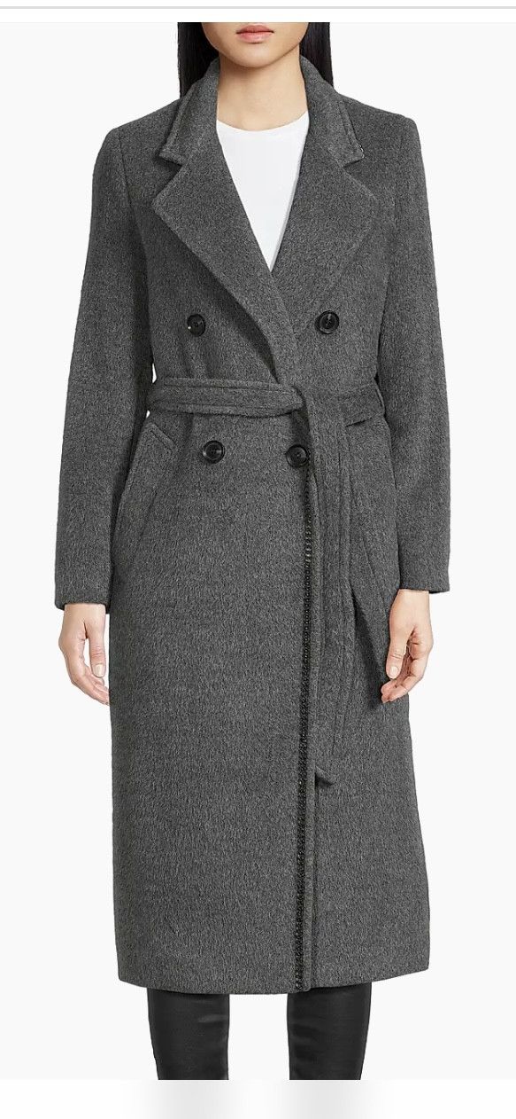 KOBI HALPERIN Kobi Halperin Lyra Wool Double Breasted Coat NWT Size XS / US 0-2 / IT 36-38 - 1 Thumbnail